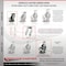Service Caster 6'' Extra Heavy Duty Semi Steel Cast Iron Caster Set 4 Brakes 2 Swivel Locks, 4PK CRAN-SCC-KP92S630-SSR-SLB-BSL-2-SLB2 - alternate 5